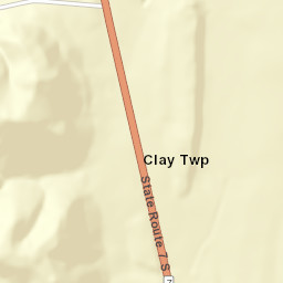 Raccoon Island Ohio Street Map