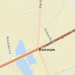 Gravel Hill Delaware Street Map