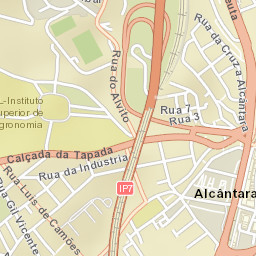 Alcântara Street Map