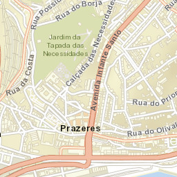 Prazeres Street Map
