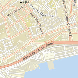 Santos-o-Velho Street Map