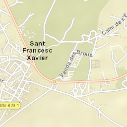 Sant Francesc de Formentera Street Map