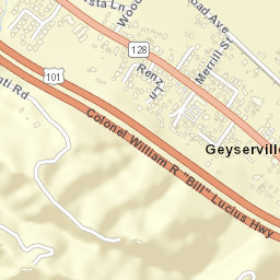 21060 Geyserville Ave, Cloverdale-Geyserville, CA Street Map