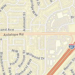 7828 Zenith Drive, Citrus Heights, CA 95621 Street Map