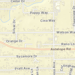 7660 Poppy Way Citrus Heights CA Street Map