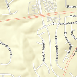 Hidden Valley California Street Map