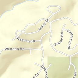 Sierra Springs California Street Map