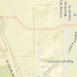 8717-8739 North Santa Fe Avenue, Fountain Street Map