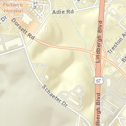 11367-11395 Dorsett Road Maryland Heights MO Street Map