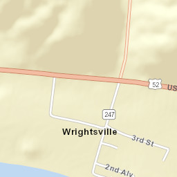 Wrightsville Ohio Street Map