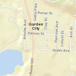 Garden City Ohio Street Map