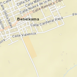 Beneixama Street Map