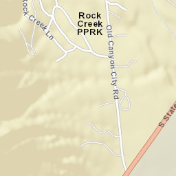 Rock Creek Pprk Colorado Street Map