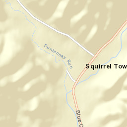 Squirrel Town Ohio Street Map