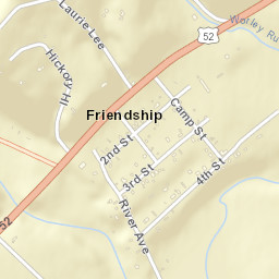 Friendship Ohio Street Map