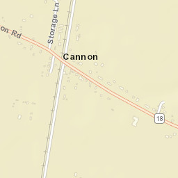 Cannon Delaware Street Map