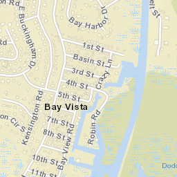 Bay Vista Delaware Street Map