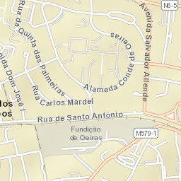 Carcavelos Street Map