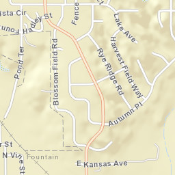 Pond Terrace Street Map