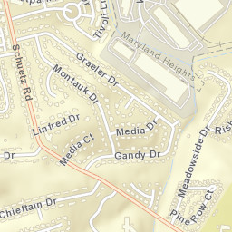 1859-1877 Schuetz Road Saint Louis MO Street Map