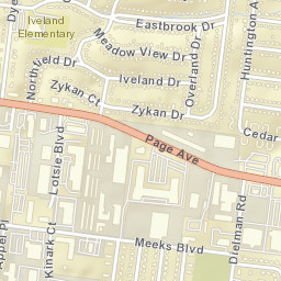 9828-9830 Zykan Drive Overland MO Street Map