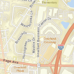 1927-1943 Woodson Road, Overland, MO  Street Map