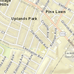 3500 Oakdale Ave St. Louis MO Street Map