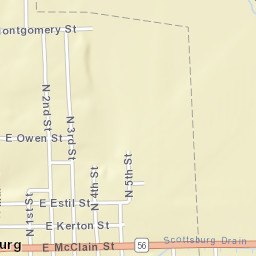 1 E McClain Ave, Scottsburg, IN 47170 Street Map