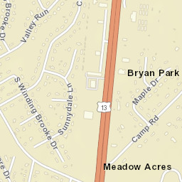 Bryan Park Delaware Street Map