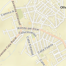 Olivenza Street Map