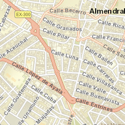 Almendralejo Street Map