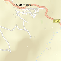 Confrides Street Map