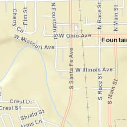 Fountain Street Map