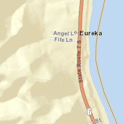 Eureka Ohio Street Map
