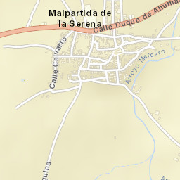 Malpartida de la Serena Street Map
