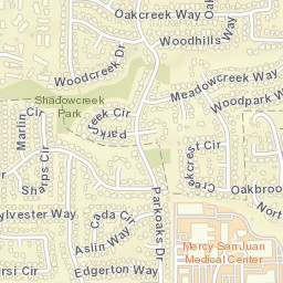 6352-6356 Aslin Way Carmichael CA Street Map