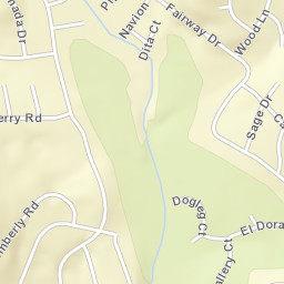 Cameron Park California Street Map