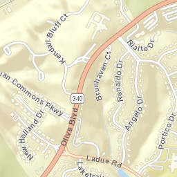 14522-14540 Olive Boulevard, Chesterfield Street Map