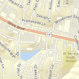 12316 Olive Blvd Creve Coeur MO Street Map