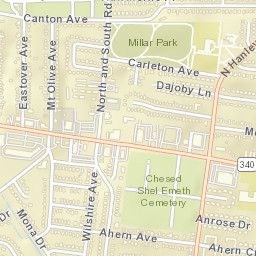 1401-1431 North and South Boulevard University City MO Street Map
