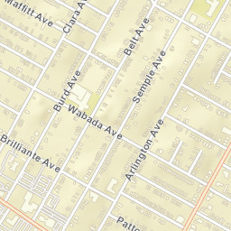 2701-2749 Clara Avenue Saint Louis Street Map