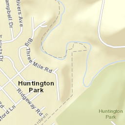 Huntington Park Ohio Street Map