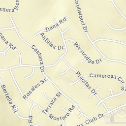 Bar J Ranch California Street Map