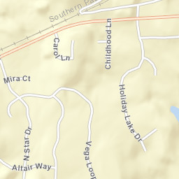 Shingle Springs California Street Map