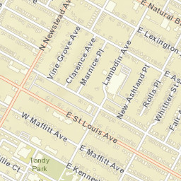 4248 Cottage Ave St. Louis MO Street Map