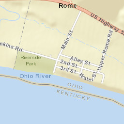 Stout Ohio Street Map