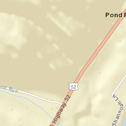 Pond Run Ohio Street Map