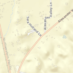Lytton California Street Map