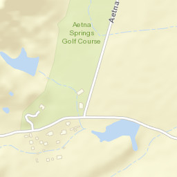 Aetna Springs California Street Map
