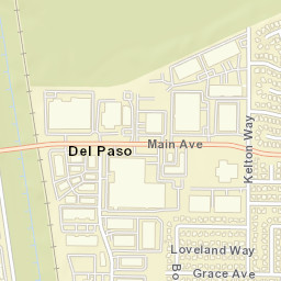 Del Paso California Street Map
